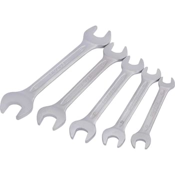 Draper 5 Piece Double Open End Spanner Set Metric