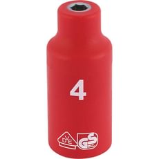 Draper 1/4" Drive VDE Fully Insulated Hexagon Socket Metric