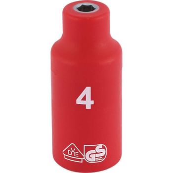 Draper 1/4" Drive VDE Fully Insulated Hexagon Socket Metric