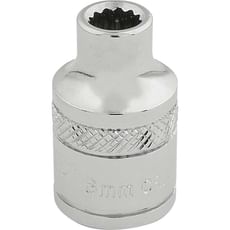 Draper 3/8" Drive Polished Finish Hi Torq Bi Hexagon Socket Metric Draper 3/8" Drive Polished Finish Hi Torq Bi Hexagon Socket Metric