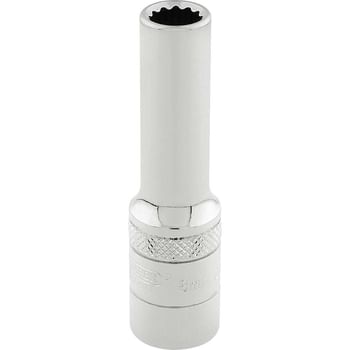 Draper 3/8" Drive Polished Finish Hi-Torq Deep Bi Hexagon Socket Metric