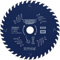 Draper Expert PTFE TCT Circular Saw Blade for Wood Draper Expert PTFE TCT Circular Saw Blade for Wood