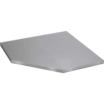 Bunker Modular Stainless Steel Worktop for Corner Cabinet