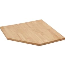 Bunker Modular Hardwood Worktop for Corner Cabinet