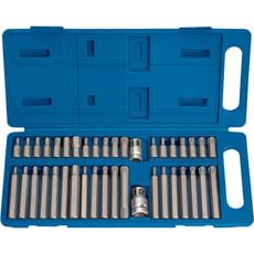 Draper Expert 40 Piece 1/2" and 3/8" Drive Hexagon Bit Set Draper Expert 40 Piece 1/2" and 3/8" Drive Hexagon Bit Set