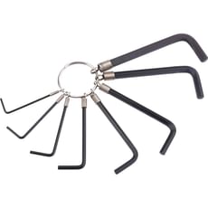 Draper 8 Piece Hexagon Allen Keyring Set Imperial Draper 8 Piece Hexagon Allen Keyring Set Imperial