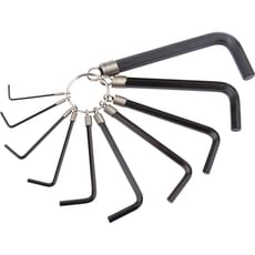 Draper 10 Piece Hexagon Allen Keyring Set Metric Draper 10 Piece Hexagon Allen Keyring Set Metric