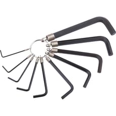 Draper 10 Piece Hexagon Allen Keyring Set Imperial Draper 10 Piece Hexagon Allen Keyring Set Imperial