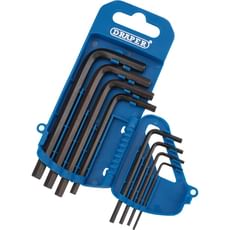 Draper 8 Piece Hexagon Allen Key Set Metric