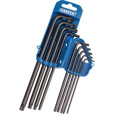 Draper 9 Piece Extra Long Torx Key Set Draper 9 Piece Extra Long Torx Key Set