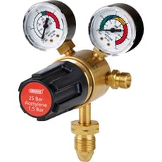 Draper 25 Bar Acetylene Regulator