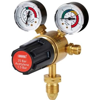 Draper 25 Bar Acetylene Regulator