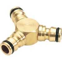Draper Expert 3 Way Garden Hose Pipe Connector 