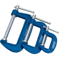Draper 3 Piece G Clamp Set