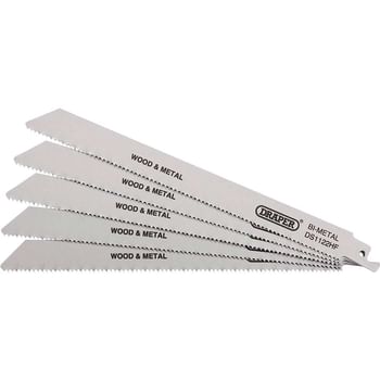 Draper Bi-Metal Multi-Purpose Reciprocating Sabre Saw Blades