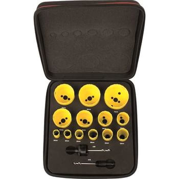 Starrett KDC13021 15 Piece General Purpose Hole Saw Set