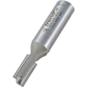 Trend Professional Two Flute Straight Router Cutter