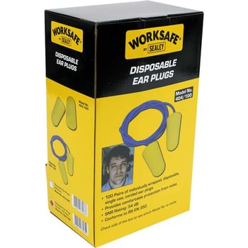 Sealey Worksafe Disposable Corded Ear Plugs