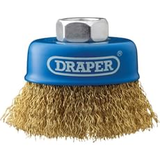 Draper Brassed Steel Wire Cup Brush