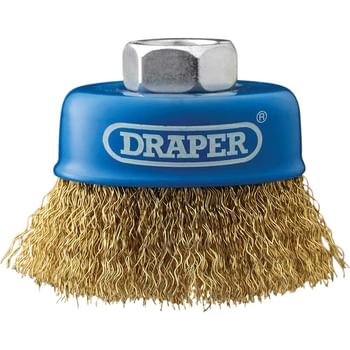 Draper Brassed Steel Wire Cup Brush