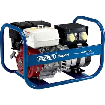 Draper Expert PG7500R Petrol Generator Honda Engine 7.5Kva