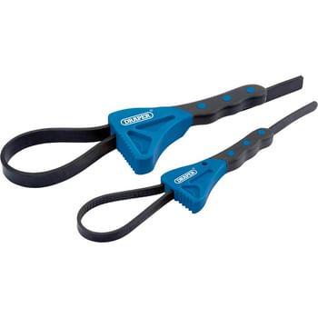Draper 2 Piece Soft Grip Strap Wrench Set