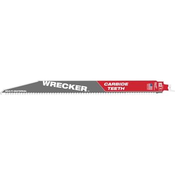 Milwaukee Heavy Duty WRECKER Carbide Demolition Saw Blades