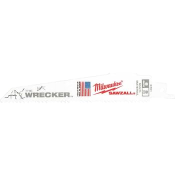 Milwaukee Extra Heavy Duty WRECKER Demolition Reciprocating Sabre Saw Blades