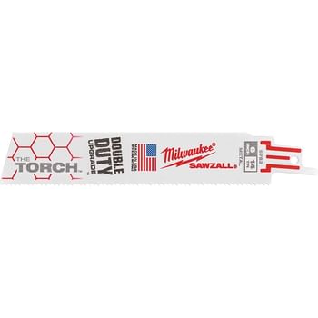 Milwaukee Heavy Duty TORCH Demolition Reciprocating Sabre Saw Blades