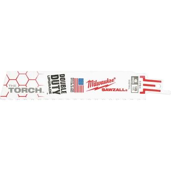 Milwaukee Heavy Duty TORCH Demolition Reciprocating Sabre Saw Blades