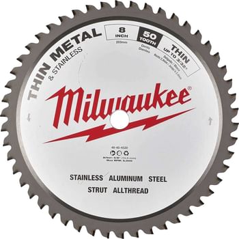 Milwaukee Endurance Metal Steel Cutting Circular Saw Blade Milwaukee Endurance Metal Steel Cutting Circular Saw Blade