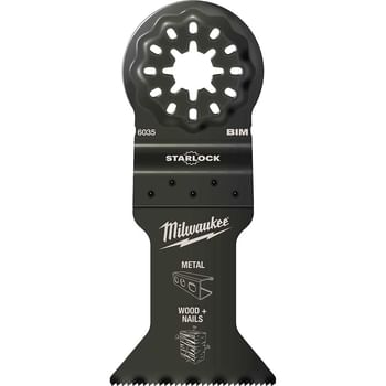 Milwaukee Bi-Metal Starlock Oscillating Multi Tool Plunge Saw Blade