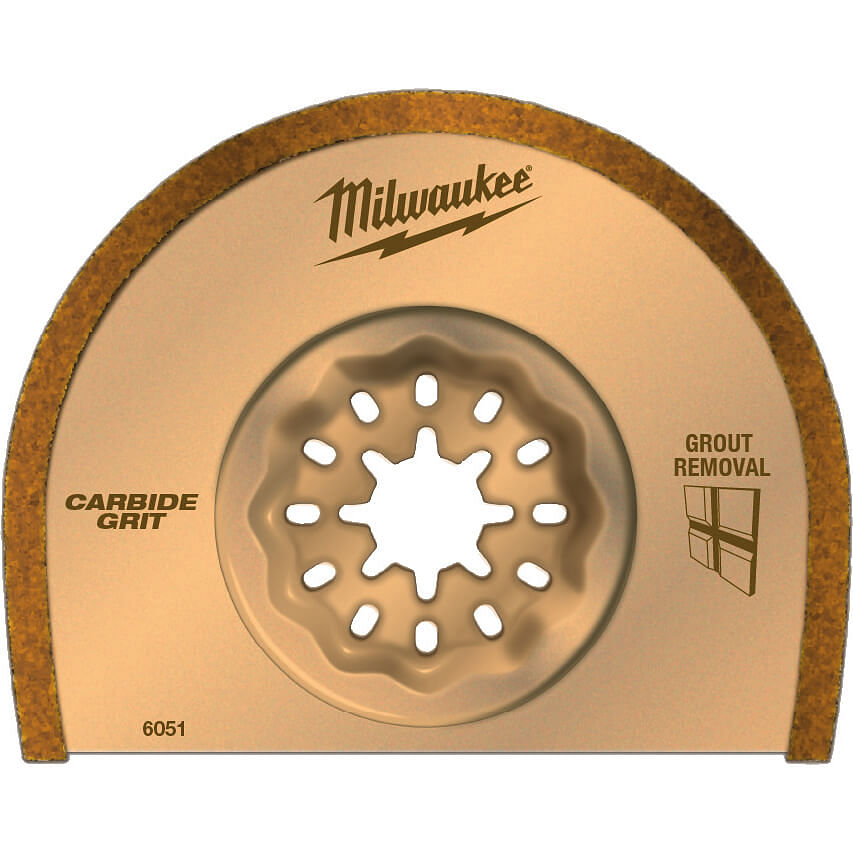 Milwaukee oscillating tool on sale grout removal blade