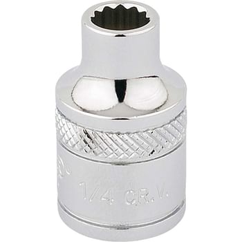 Draper 3/8" Drive Polished Finish Hi Torq Bi Hexagon Socket Imperial