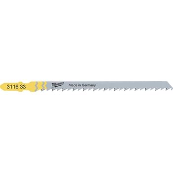 Milwaukee T344D Wood and Plastic Fast Cutting Jigsaw Blades