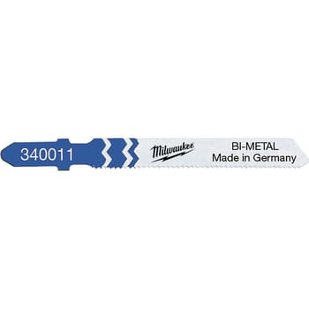 Milwaukee T118AF Metal Cutting Bi-Metal Jigsaw Blades