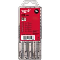 Milwaukee 5 Piece SDS Plus Masonry Drill Bit Set Milwaukee 5 Piece SDS Plus Masonry Drill Bit Set