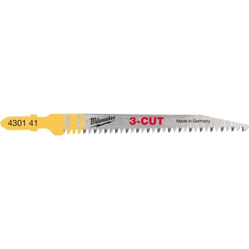 Milwaukee T234X Wood and Plastic Fast and Clean Cutting Jigsaw Blades