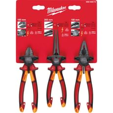 Milwaukee 3 Piece VDE Insulated Plier Set