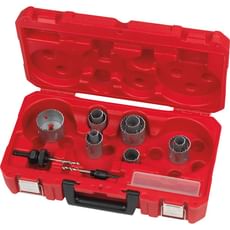 Milwaukee 14 Piece Contrator Bi-Metal Holesaw Set Milwaukee 14 Piece Contrator Bi-Metal Holesaw Set