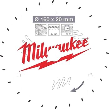 Milwaukee Thin Kerf Wood Cutting Circular Saw Blade