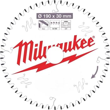 Milwaukee Aluminium Cutting Circular Saw Blade
