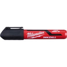 Milwaukee INKZALL Black L Chisel Tip Marker Pack of 3