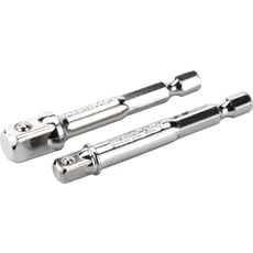 Draper 1/4" Hex 1/4" and 3/8" Drive Adaptors