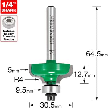 Trend CRAFTPRO Ogee Mould Bearing Guided Router Cutter