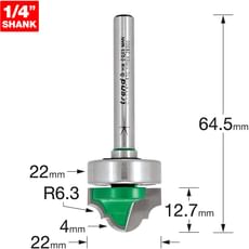 Trend CRAFTPRO Bearing Guided Classic Decor Router Cutter