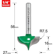 Trend CRAFTPRO Ogee Mould Router Cutter