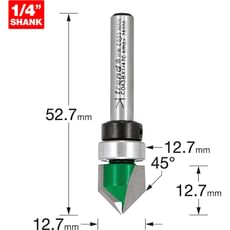 Trend CRAFTPRO Bearing Guided Groove Router Cutter