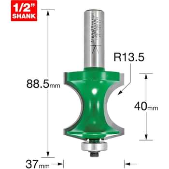 Trend CRAFTPRO Bearing Guided Traditional Torus Router Cutter Price Comparisons | Compare The Build