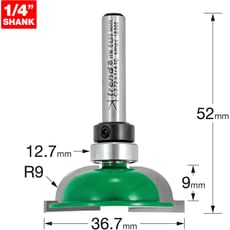 Trend CRAFTPRO Ovolo Shoulder Scribe Router Cutter